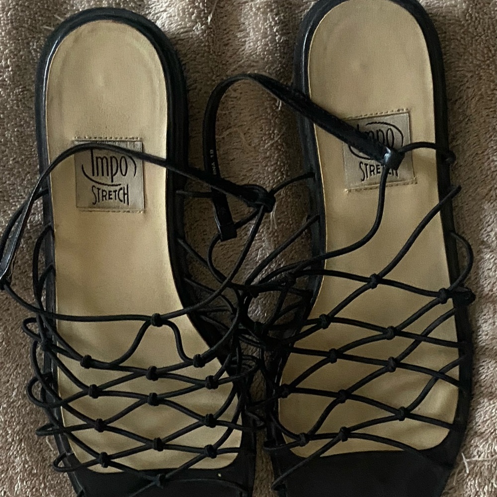 Impo AMY Black Strappy Women's Sandals